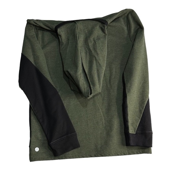 Zella Green and Black Hoodie Size S - Picture 2 of 3